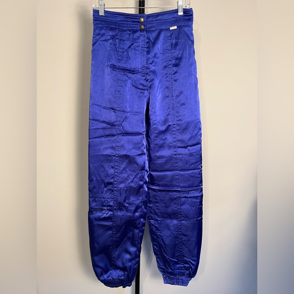 Skea Ski Snow Pants Insulated Blue Vintage Size 8 fit like Small
